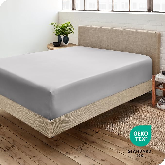 Bare Home Fitted Bottom Sheet California King Size - Image 4