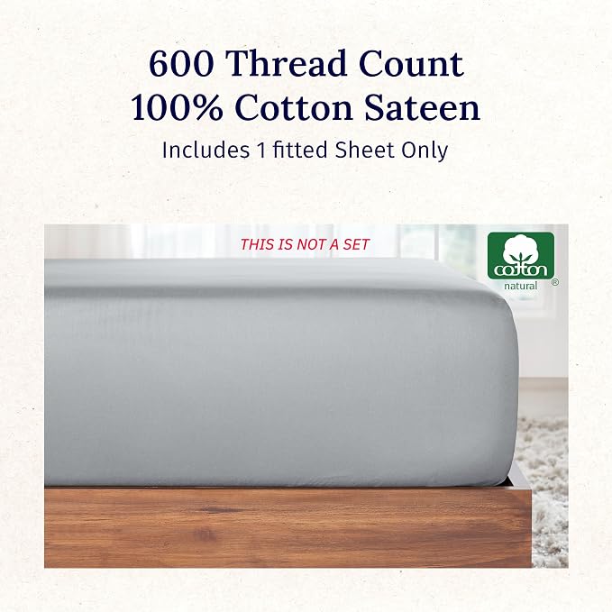 California Design Den Luxurious King Fitted Sheet Only - Image 4