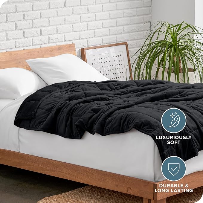 Bare Home Weighted Blanket Queen Size 17lb - Image 5