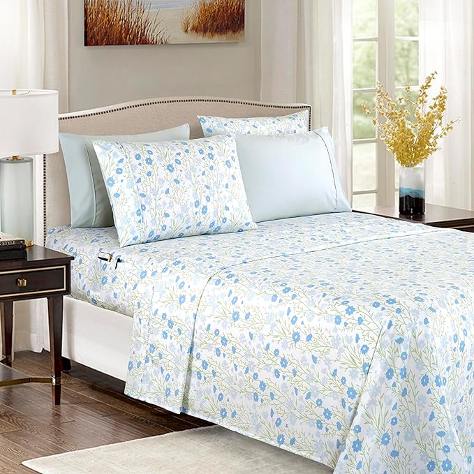 Elegant Comfort Softest and Coziest 6-Piece Sheet Set by ELEGANTCOMFORT