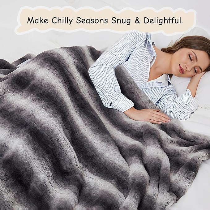 Soypipo Electric Heated Throw Blanket 50"x60", Overheat Protection, Machine - Image 3