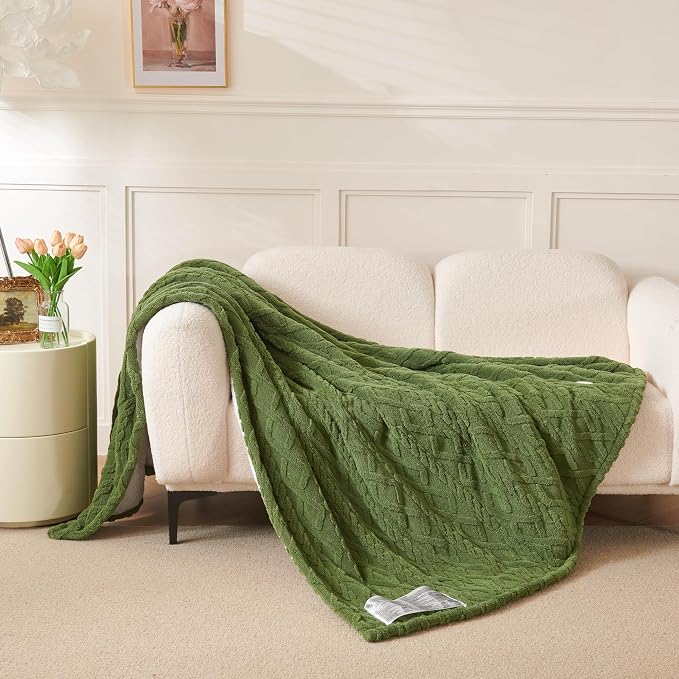 Heated Blanket Electric Blanket 62"x84", Soft Taffeta Sherpa Electric Throw - Image 7