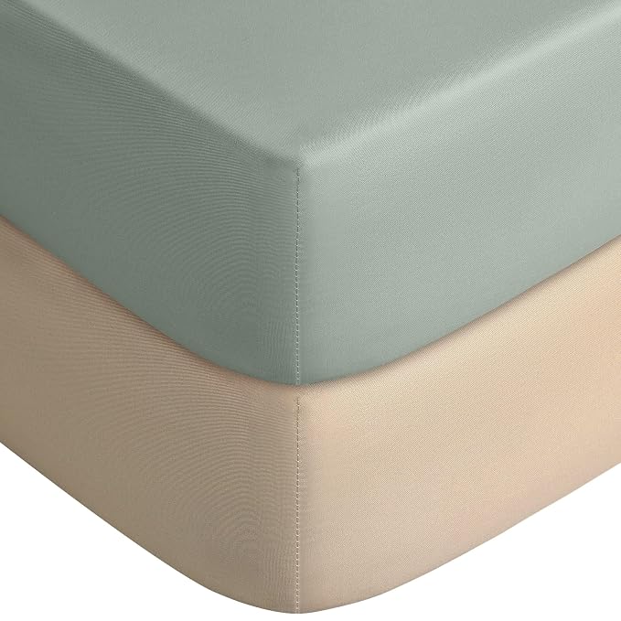 Yoofoss Baby Crib Sheets for Boys Girls, Fitted Crib Sheet 2 Pack for Standard by YOOFOSS
