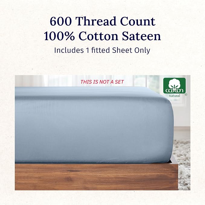 California Design Den Full Size Fitted Sheet Only - Image 5