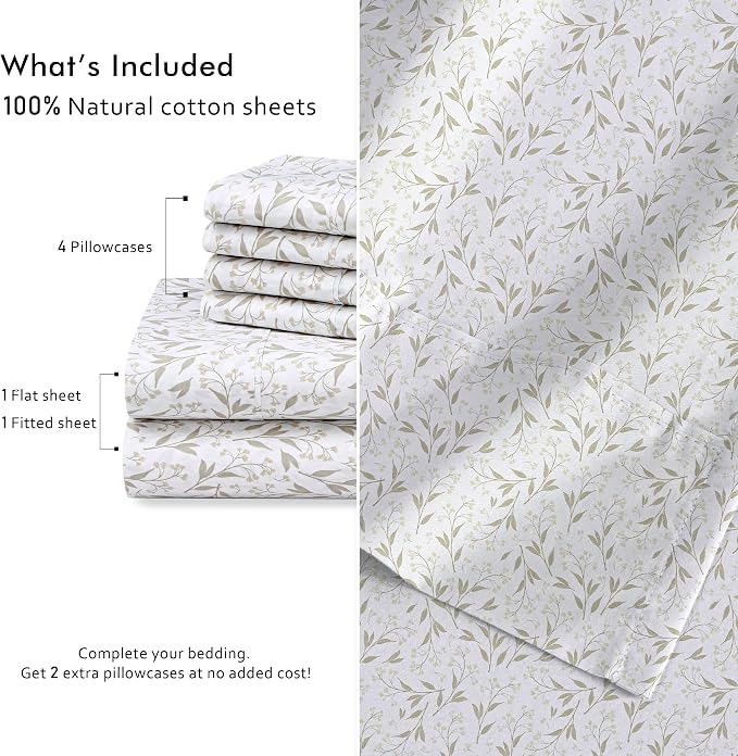 RUVANTI 6 Pcs Cotton Sheets - Image 4