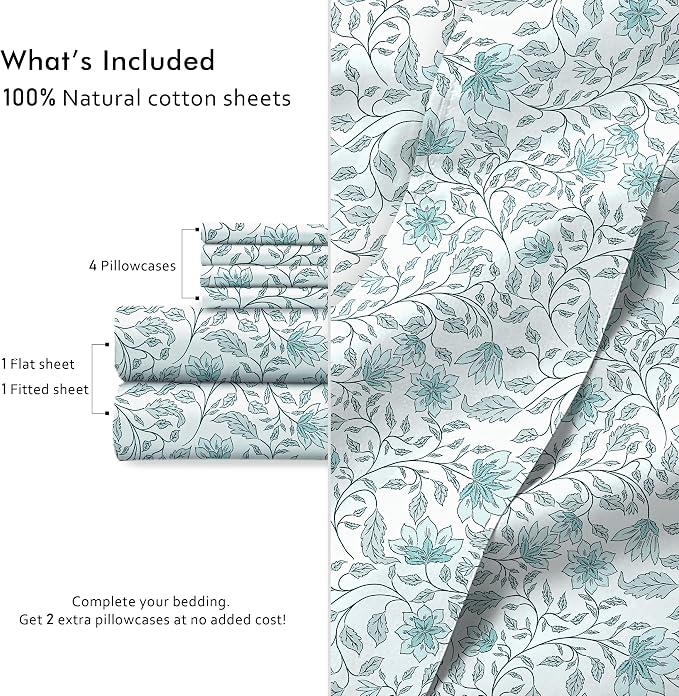 RUVANTI 6 Pcs Cotton Sheets - Image 4