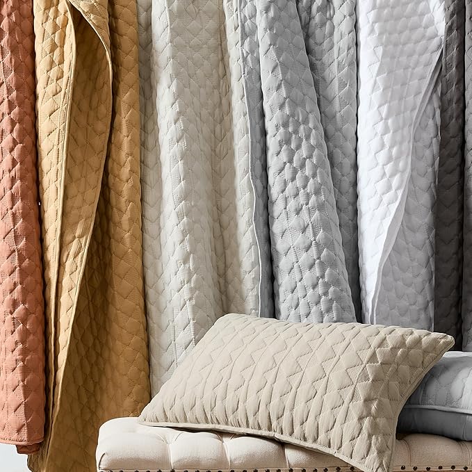 Beige Quilt King Size Bedding Sets - Image 7