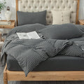 PURE ERA Jersey Knit Duvet Cover Set 100% T-Shirt Heather Cotton Super Soft by PUREERA