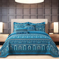 BEDIFANY Cotton Queen Quilt Sets, Lightweight Boho Queen Size Quilt Bedding Set by BEDIFANY