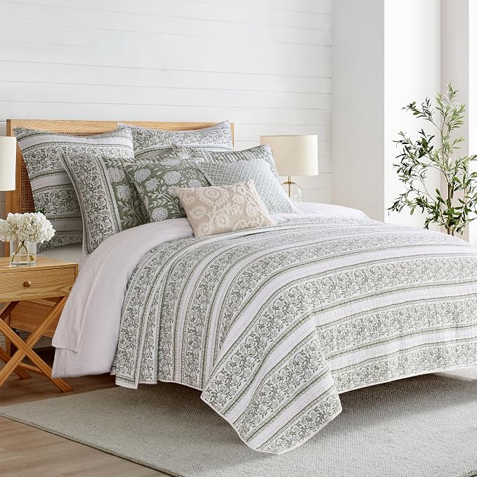 Levtex Home Adare Sage Reversible Twin/Twin XL Quilt Set - Image 3
