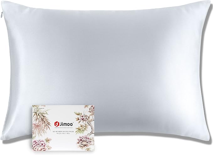 J JIMOO 100% Mulberry Silk Pillowcase by JJIMOO