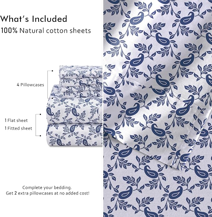 RUVANTI 6 Pcs Cotton Sheets - Image 4