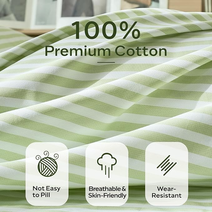 JELLYMONI Striped Duvet Cover Set - Image 3