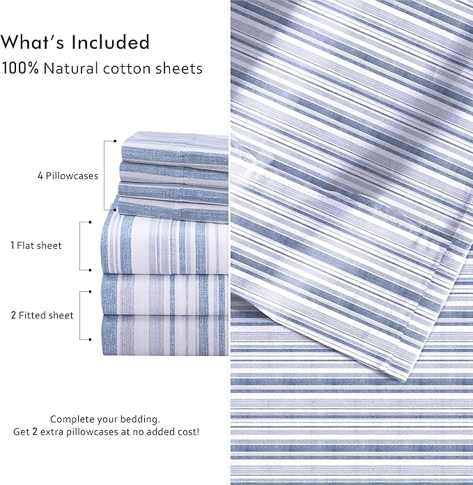 RUVANTI 7 Pcs Cotton Sheets - Image 4