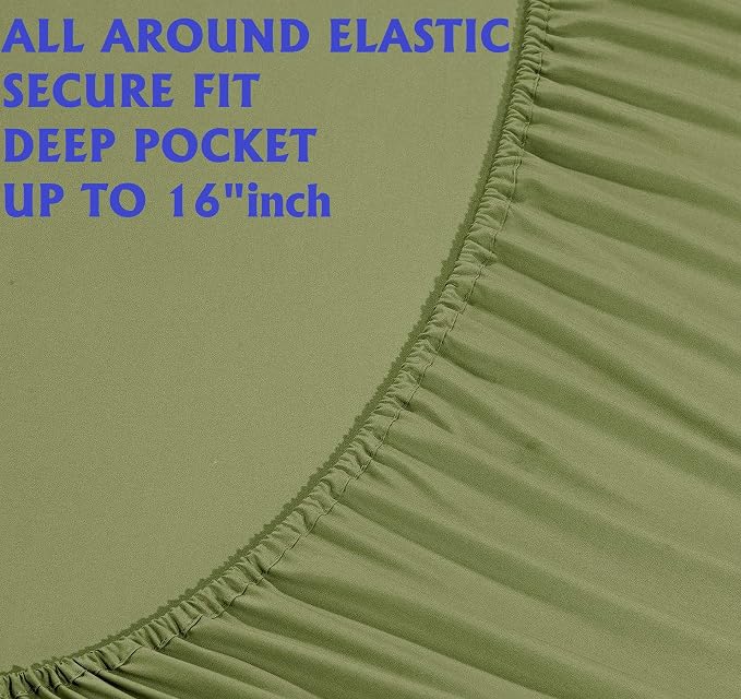 Elegant Comfort Luxury Soft Bed Sheets 1500 Premium Hotel Quality Microfiber - Image 4