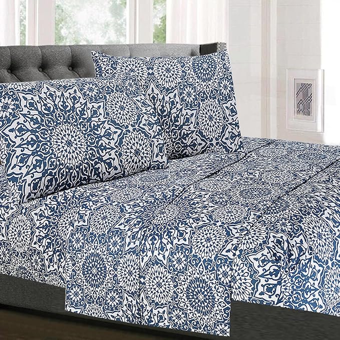 Queen Size Bed Sheets by SweetHomeCollection