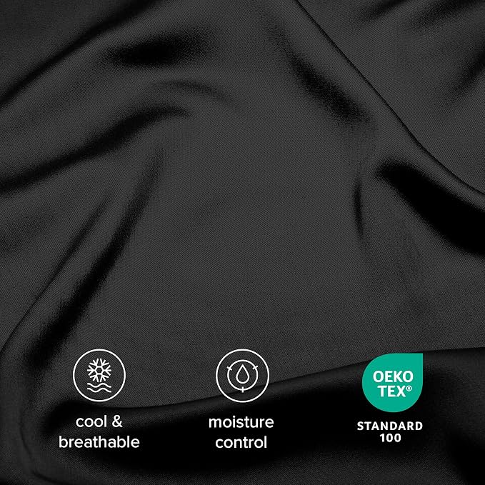 Bare Home 100% Rayon Made from Bamboo Luxury King Size Set of 2 Cooling - Image 4