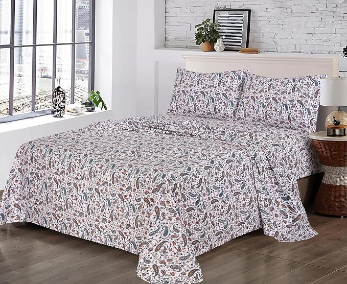 RUVANTI 100% Cotton Sheets – Twin XL Size Percale Bedding, Cooling & Breathable - Image 8
