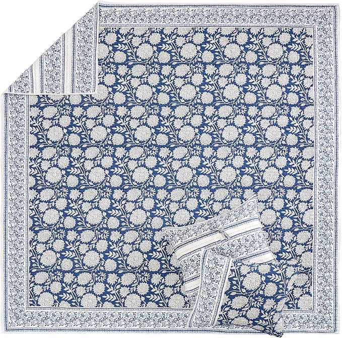Levtex Home Adare Denim Reversible King/Cal King Quilt Set - Image 6