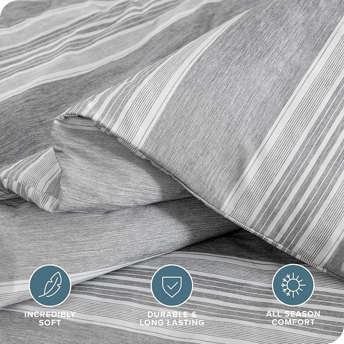 Bare Home Bedding Duvet Cover Queen Size - Image 3